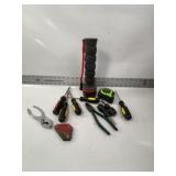 HAND TOOLS, MEASURE TAPE, FLASHLIGHT