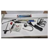 PULASKI HEAD, AIR CHUCKS, BIKE LOCK W/ KEY