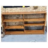 WOODEN BOOK SHELF 65'X36'X11''