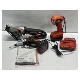 WORX 20V CORDLESS TOOLS, NO CHARGER, FIRE STORM LT