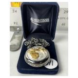 MONTANA SILVERSMITH ELK POCKET WATCH
