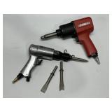 AIR TOOLS, EARTHQUAKE IMPACT & STANELY CHIPPER