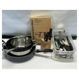 KITCHEN KNIVES, COOKWARE, APPLE PEELER IN BOX