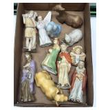 VINTAGE NATIVITY SET FIGURES