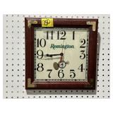 REMINGTON WALL CLOCK, 13'