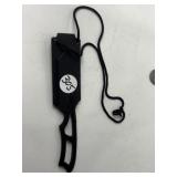 FIXED BLADE NECK KNIFE W/ PLASTIC SHEATH