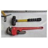PLUMBER WRENCH, BABY SLEDGE HAMMER