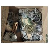 LARGE BOX OF MISC HARDWARE, NUTS, BOLTS, SCREWS