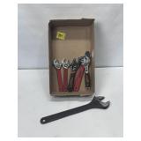 SEVERAL CRESENT WRENCHES
