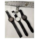 3 MEN'S WRIST WATCHES