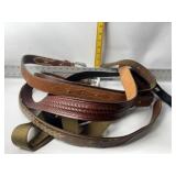 MENS BELTS, LEATHER, CLOTH