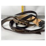 SEVERAL MEN'S BELTS, MT SILVERSMITH