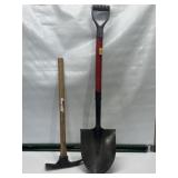 SPADE SHOVEL, HANDY PICK