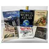 WORLD ATLAS, OREGON, TREE HOUSES, HUNTERS, BOOKS