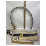 SEVERAL LARGE ZIP TIES, UP TO 48' L