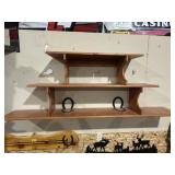 WESTERN HOMEMADE WOOD SHELF 72'LX11'WX25'H