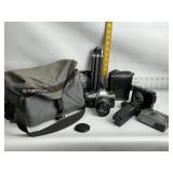 VTG. NIKON FG CAMERA W/ EXTRAS