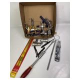 MISC TOOLS, WIRE CUTTERS, BLADES, PLIERS, CLAMPS