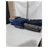 14 PAIR CINCH, WARNGLER, CARHARTT JEANS, SOME NEW