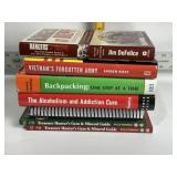 BACKPACKING, TREASURE HUNTING, SELF HELP BOOKS