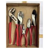 RED HANDLED PLIERS