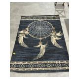 SACRED SPIRITS AREA RUG, 5' 3' X 7' 2'
