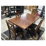 DINNING ROOM TABLE & CHAIRS SET, 4 CHAIRS, NICE