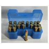 20 RNDS 45-70 RELOADED AMMO IN PLASTIC CASE