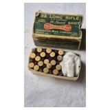 REMINGTON DOG BONE BOX Hi-SPEED .22 AMMO, PARTIAL