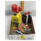 LIGHTER FLUID, MATCHERS, LIGHTERS