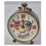 W. GERMANY POST-WAR A. H. WIND-UP CLOCK (WORKS)