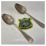 U.S. MILITARY MESS HALL SILCO SPOONS & MT. PATCH