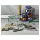 SEVERAL MISC BRASS, .308, .38, 7.62, PISTOL CALS.