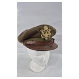 U.S. WW2 ENLISTED ARMY AIRCORPS CRUSHER VISOR CAP
