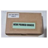 300 WIN MAG 100CT NEW PRIMED BRASS