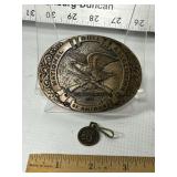 NATIONAL RIFLE ASS. OF AMERICA BELT BUCKLE