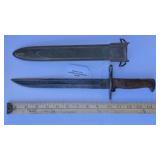 1918 SPRINGFIELD ARMORY M1905 BAYONET W/ SHEATH