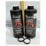 RELOADER 25 MAGNUM SMOKLESS POWDER, 3/4+ FULL