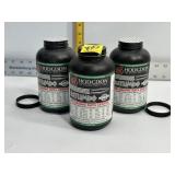 RETUMBO MAGNUM RIFLE POWDER, 2 FULL, 1 PARTIAL 1/4