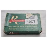 REMINGTON 303 BRITISH 180GR SP AMMO, 19 TOTAL