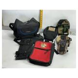 SEVERAL SMALL BAGS & POUCHES