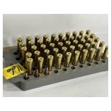 MTM CASE GARD 150 LOADING TRAY W/ .338 MAG BRASS