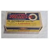 WESTERN .32 AUTO LUBALOY 71GR FULL METAL AMMO, 38T