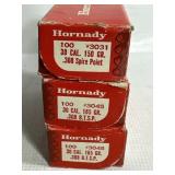 .30 CAL 150/165 GR BULLETS