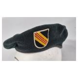 5TH SPECIAL FORCES BERET, 100& WOOL, RIFLE GREEN