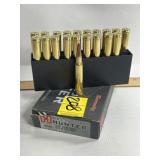BOX OF HORNADY .338 WIN MAG 230GR AMMO, 20 TOTAL
