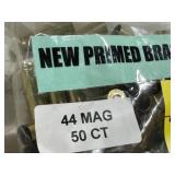 .44 MAG 50CT NEW PRIMED BRASS