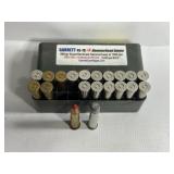 20 RNDS 45-70 RELOADED AMMO IN PLASTIC CASE