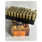 49 RNDS .45 COLT RELOADED AMMO