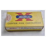 WESTERN 32-40 WINCHESTER 165GR SP AMMO, 20 TOTAL
